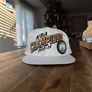 New Era Boston Celtics 2024 NBA Champions Snapback Hat